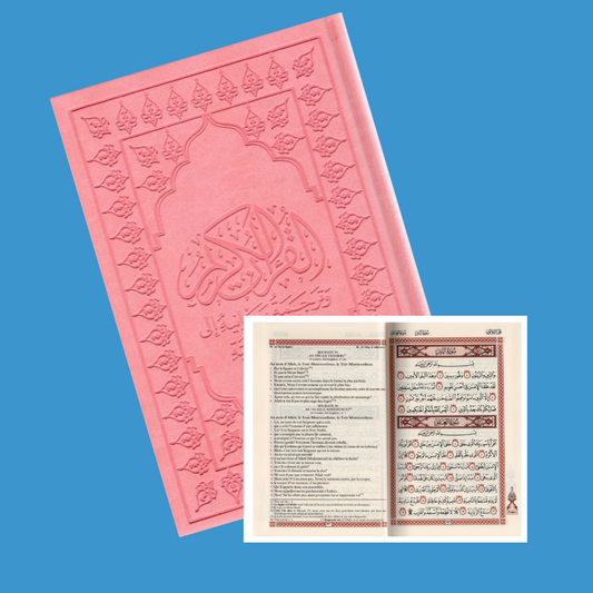 Le Coran (Arabe-Français) Rose