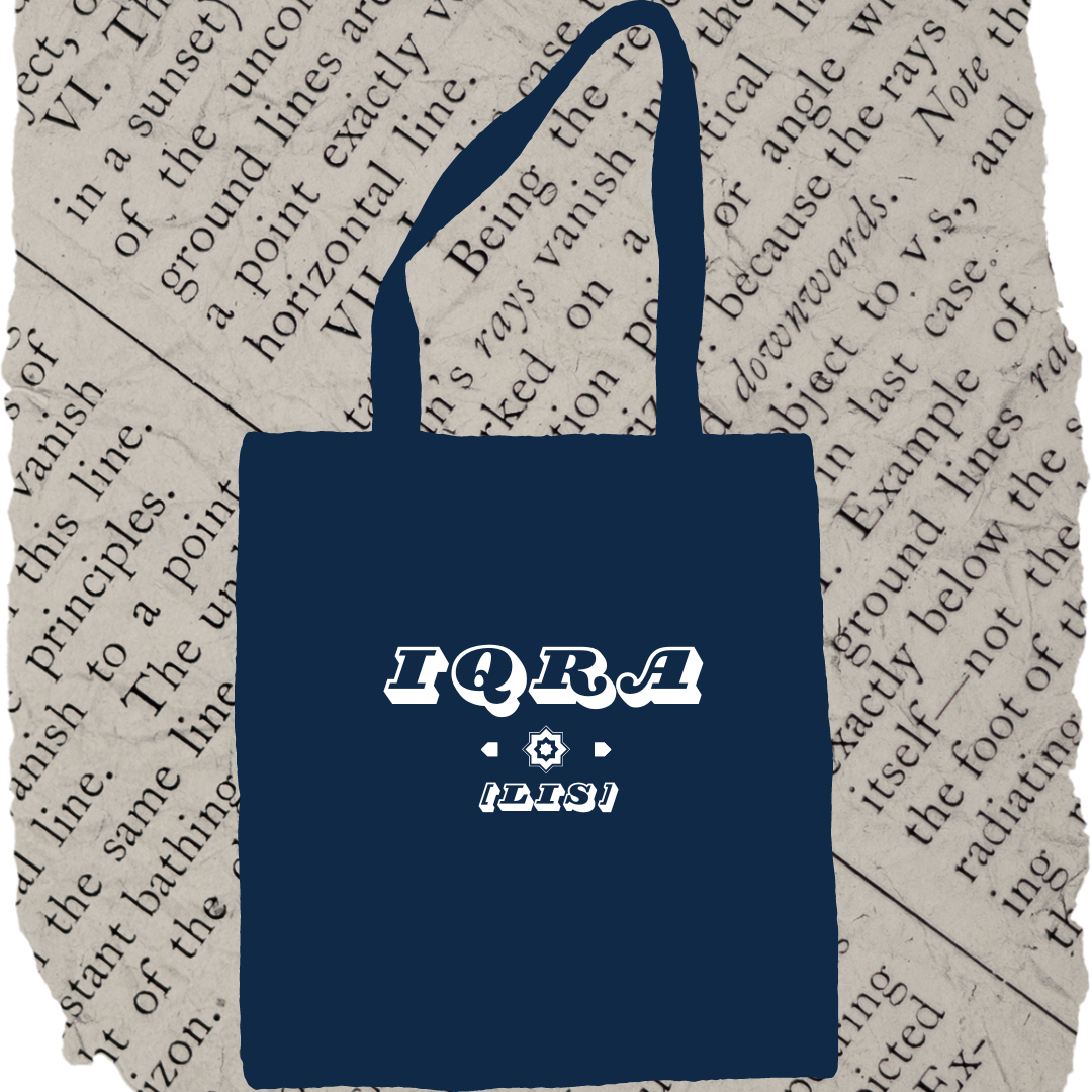 Tote Bag- Iqra Blue or Beige