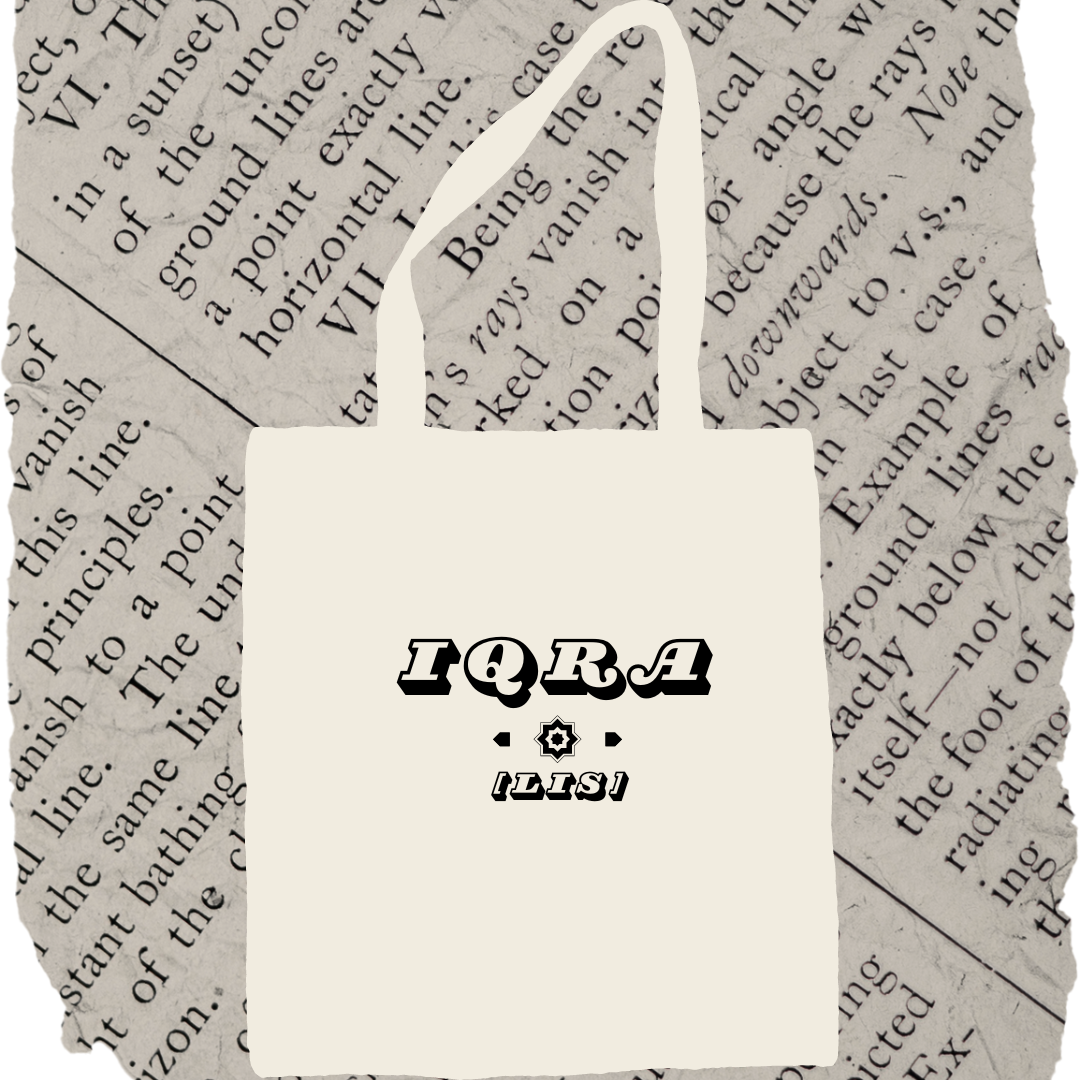 Tote Bag- Iqra Blue or Beige