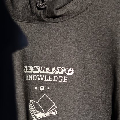 Hoodie Dark gray  - Seeking Knowledge