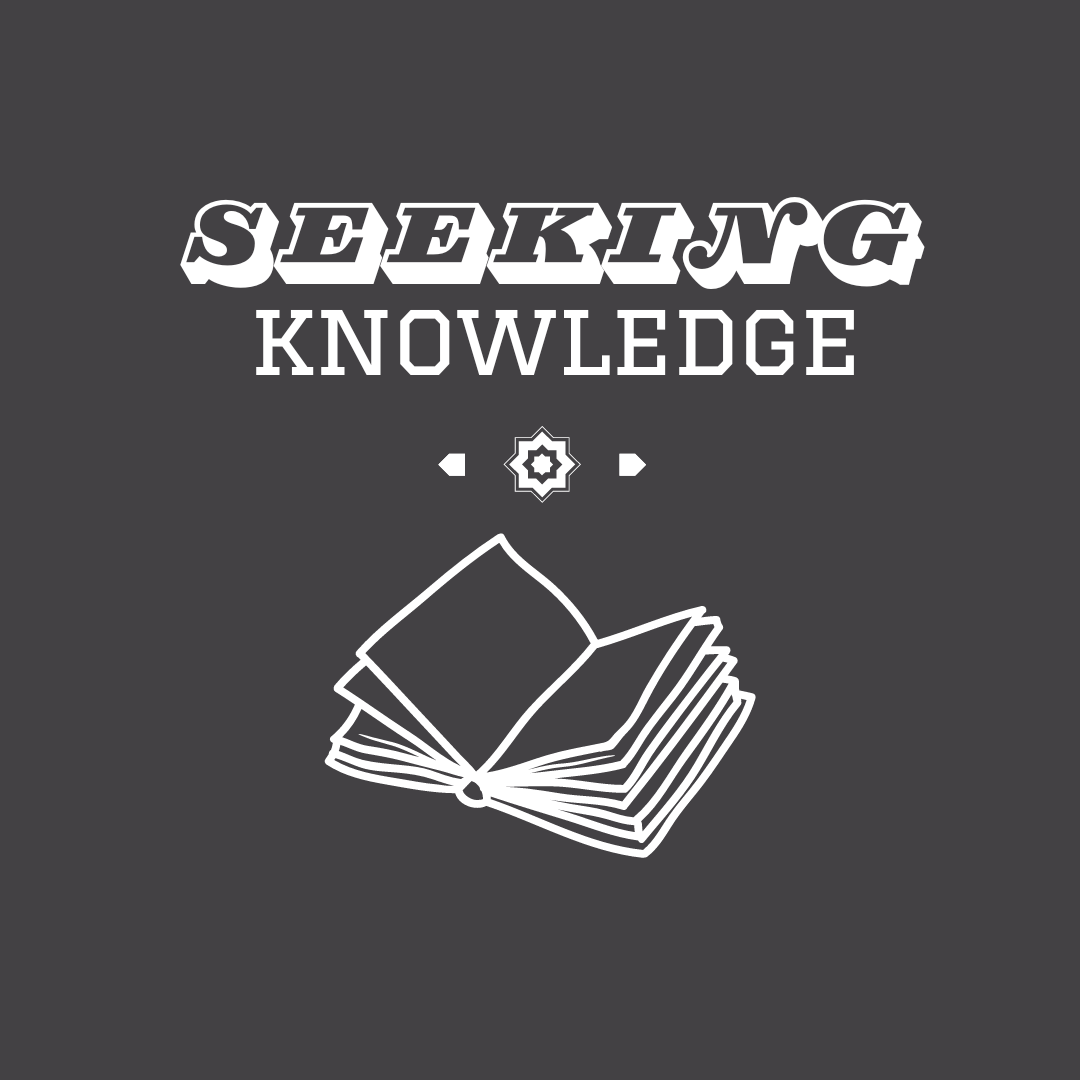 Hoodie Dark gray  - Seeking Knowledge